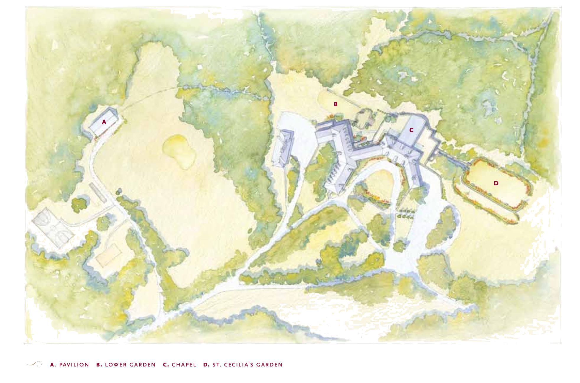 Map to The Connors Center